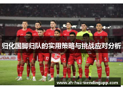 归化国脚归队的实用策略与挑战应对分析